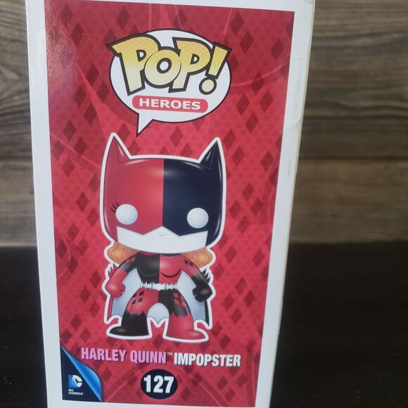 Funko Pop Harley Quinn Impopster 127 Super Heroes‎ Vinyl Action Figure in Box - Picture 5 of 5